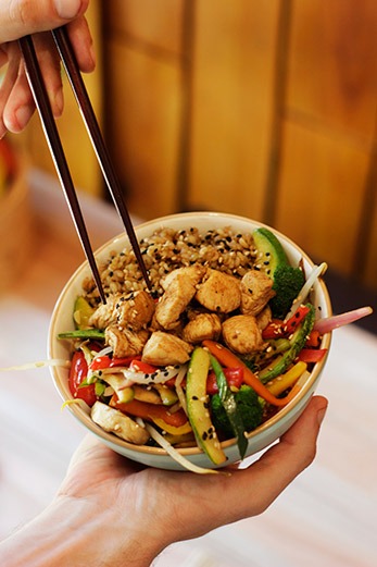 WOK TRADICIONAL POLLO