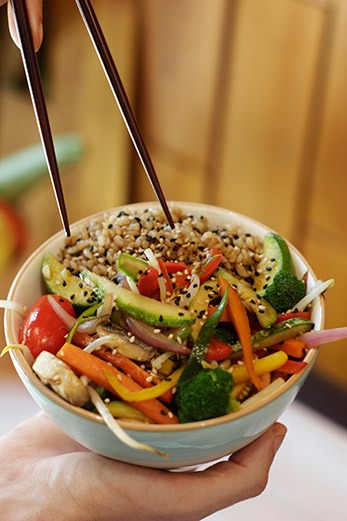 WOK TRADICIONAL VEGETALES